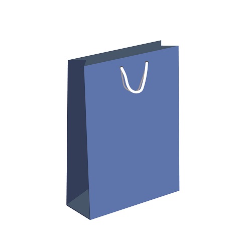 Laminated Paper Bags Blue