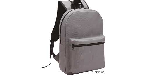 Grey Office and School Backpack BP-01