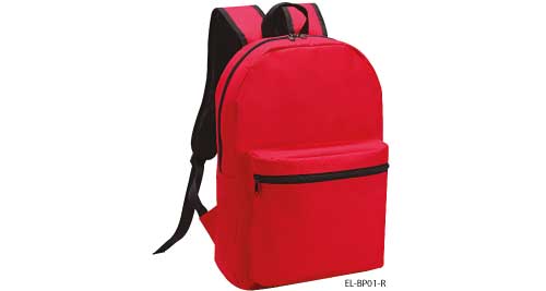 Red Office and School Backpack BP-01-R