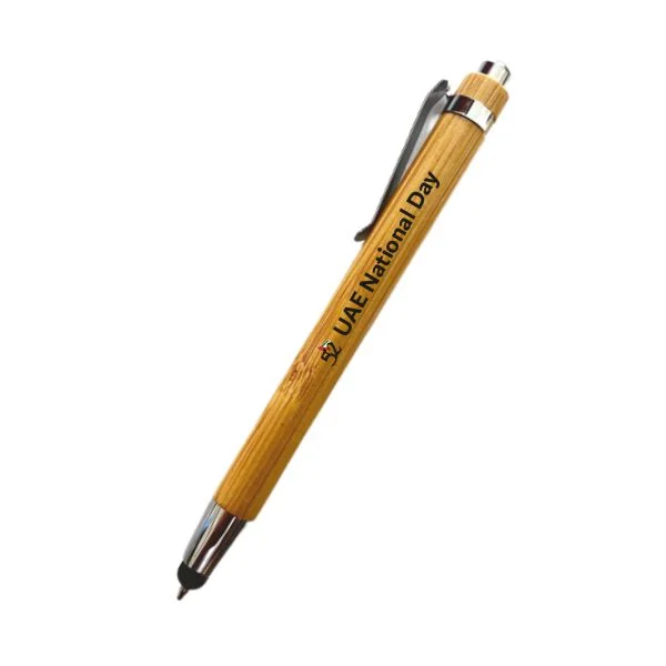 Promotional Bamboo PenELPN-06-B With UAE National day Logo