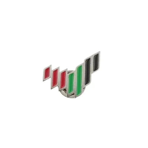 UAE National Brand Metal Badges - Silver