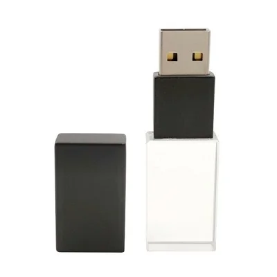 CRYSTAL USB WITH LED LIGHT