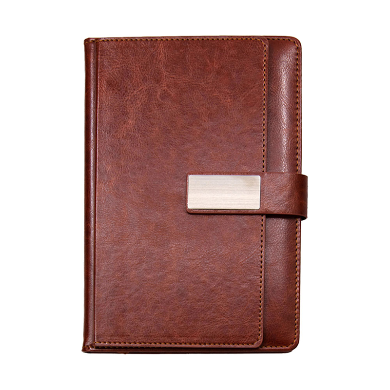 Eridanus Leather Notebook Diary with Magnetic Overlap Lock