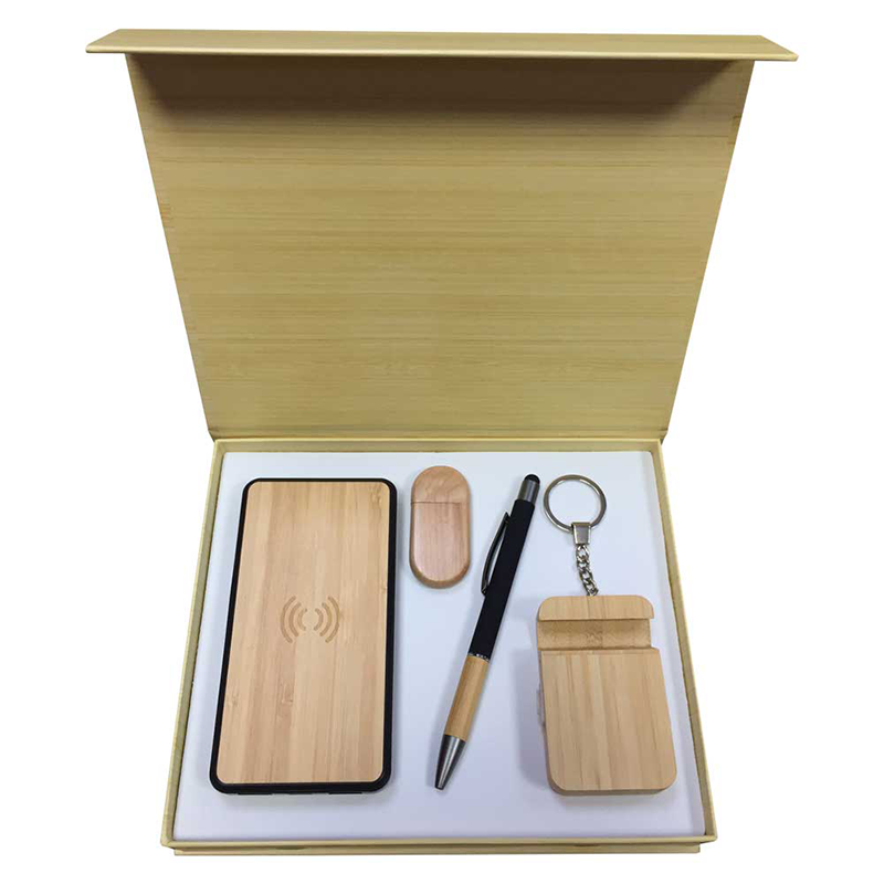 Gemini Eco-Friendly Office Gift Sets in Cardboard Box with Wirele