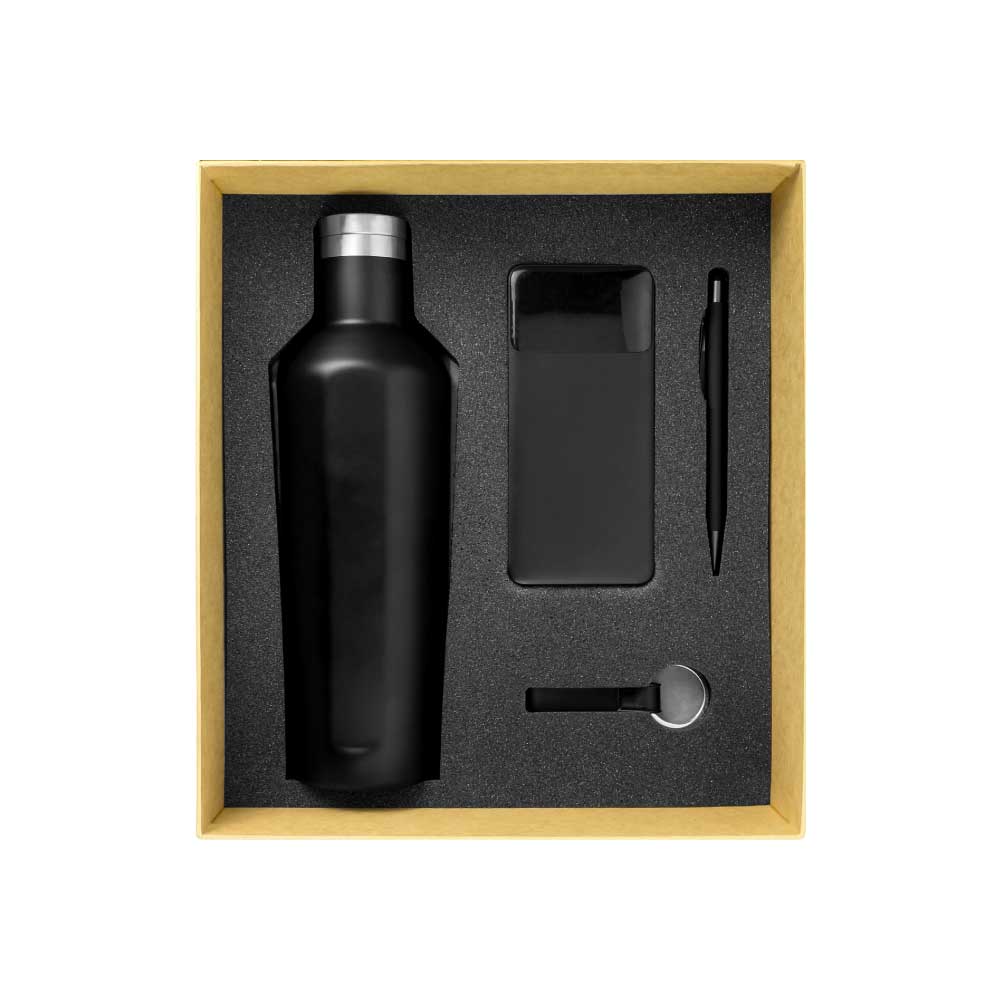 Vela Black Theme Gift Sets in Cardboard Gift Box