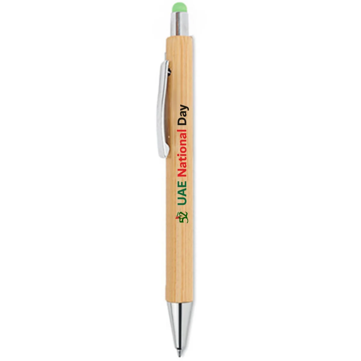 Promotional Bamboo Pen EPN-04-B With UAE National Day Logo
