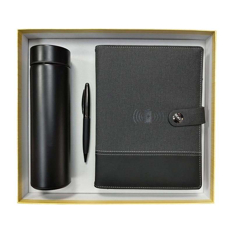 Hydra Gift Sets  with Vacuum Flask Water Bottle  Pen & Notebook