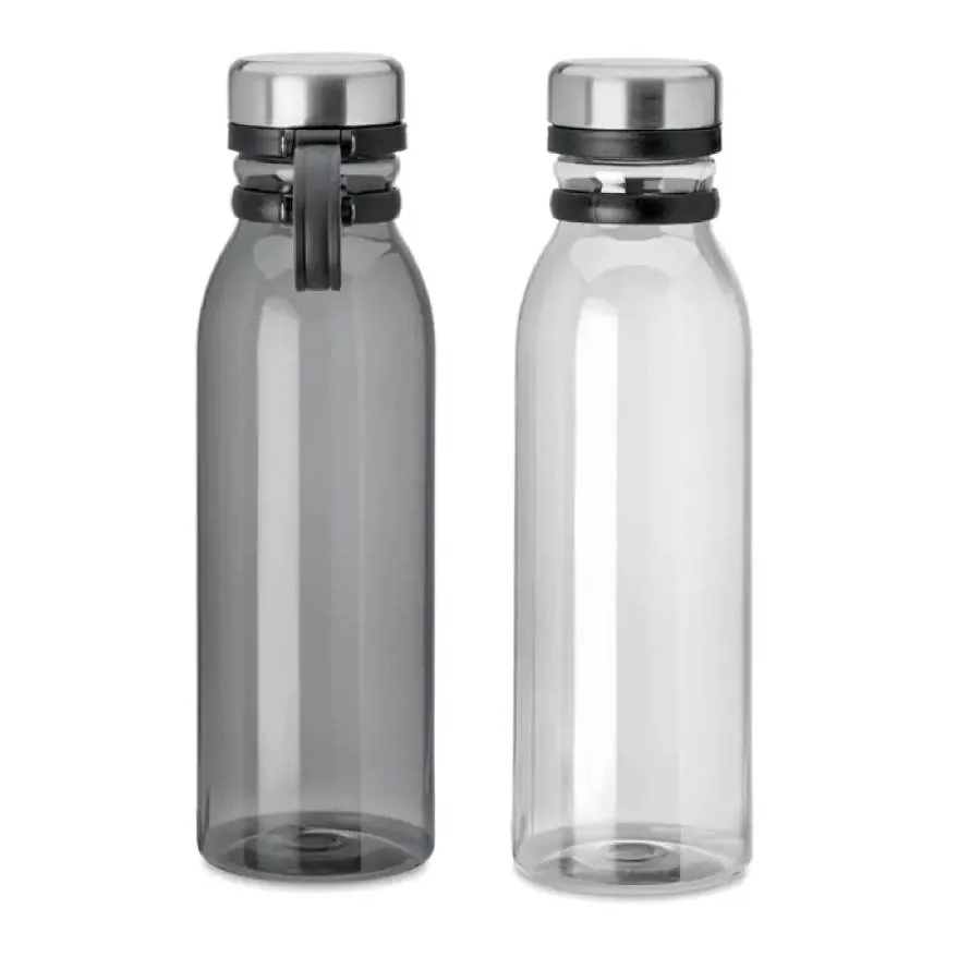 Leo rPET Transparent Bottles 800ml SS Lid with Carry Handle