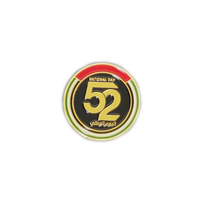 UAE 52 National Day Round Shape Badge UAE 52 National Day Round Shape Badge