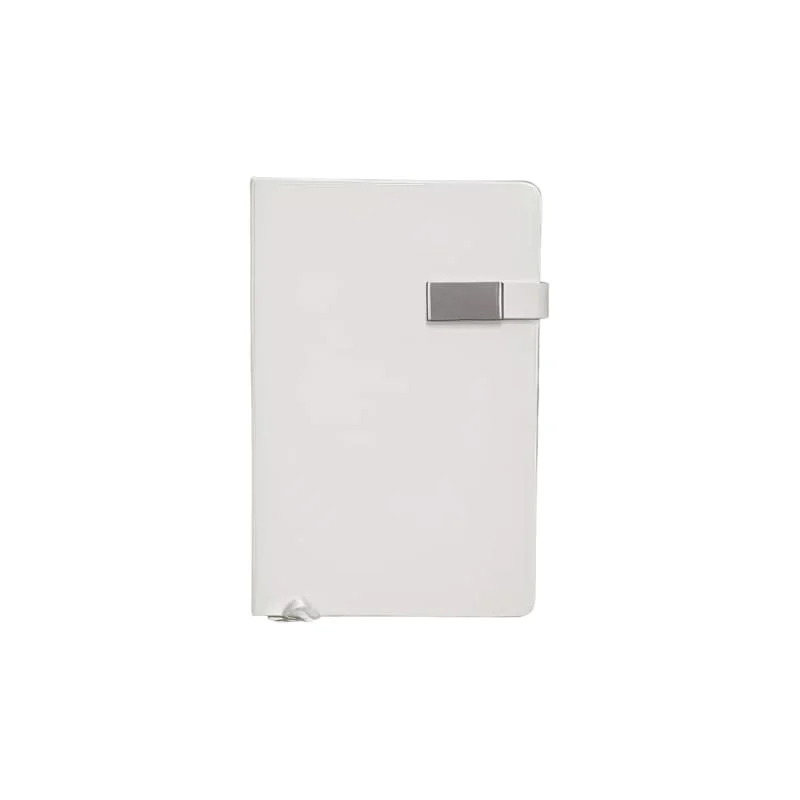 Promotional Wholesale Notebooks with Magnetic Flap ELNB-04 White 