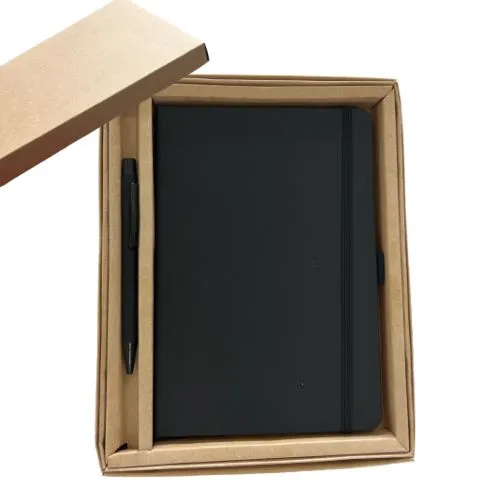 Notebook A5 and Black Police Pen with craft Box