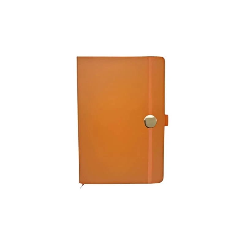 Altair PU Notebooks with Metal Button ELNB-02 Orange 