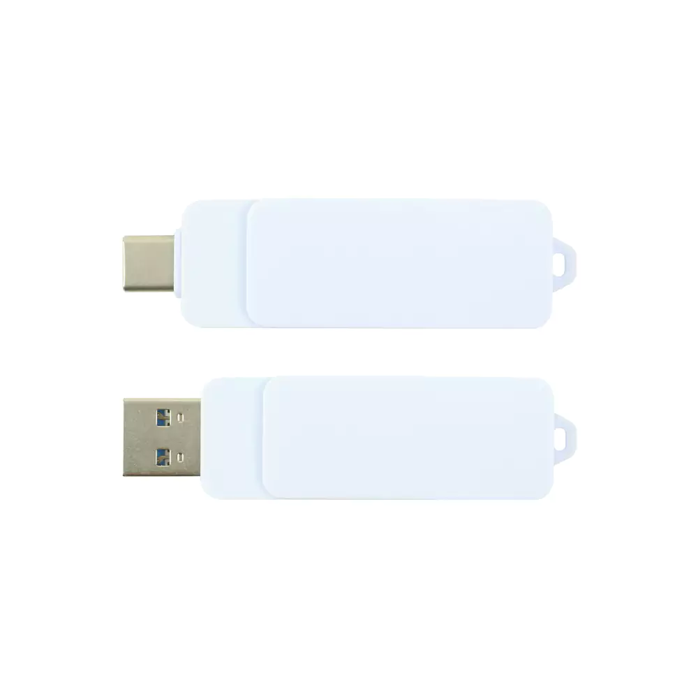 Virgo OTG White Swivel USB Flash Drives 64GB V. 3.0 Type C