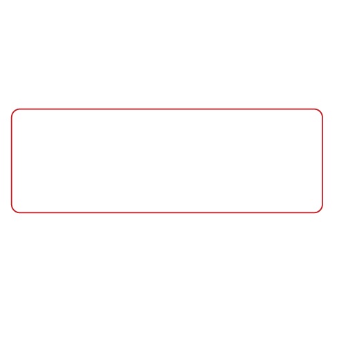 Plastic Engravable Name Tags 2021BW-R