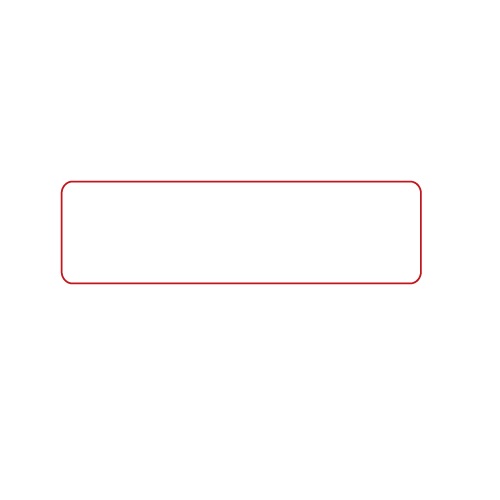 Plastic Engravable Name Tags 2021SW-Red