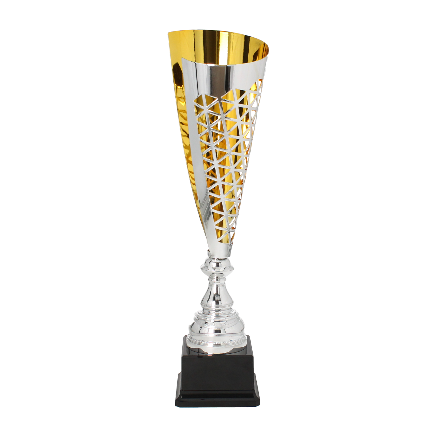 Premium Sports Two Tone Mesh Trophy With Marble Base