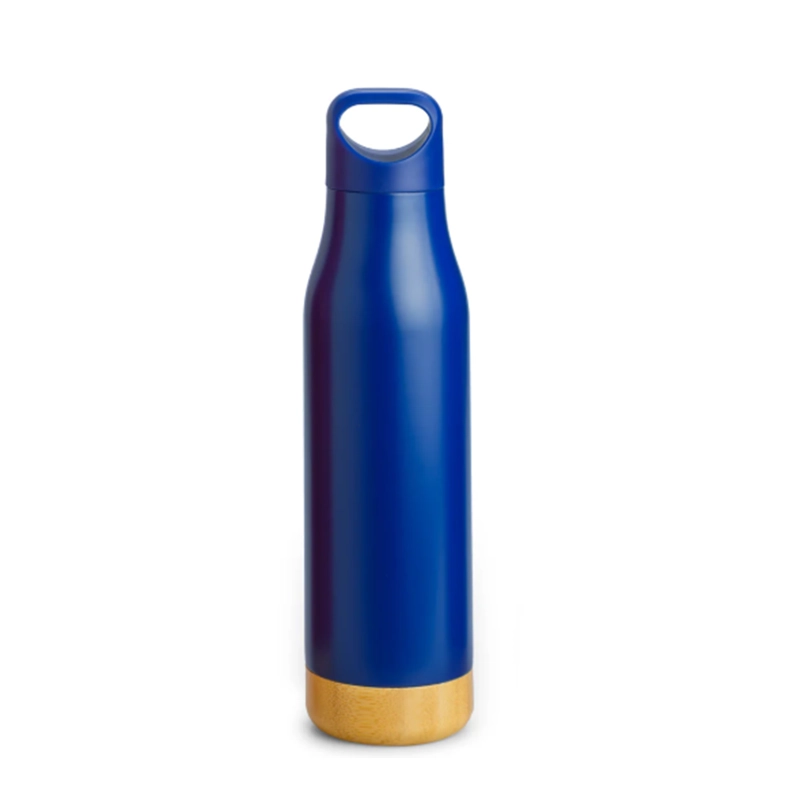 Promotional Bottles with Cork Base Blue
