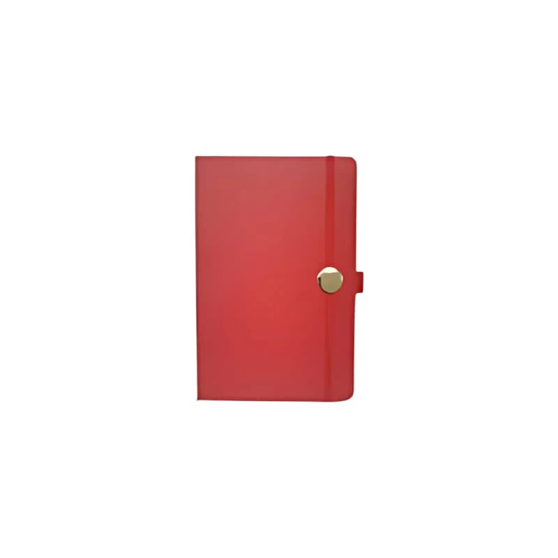 Altair PU Notebooks with Metal Button ELNB-02 Red