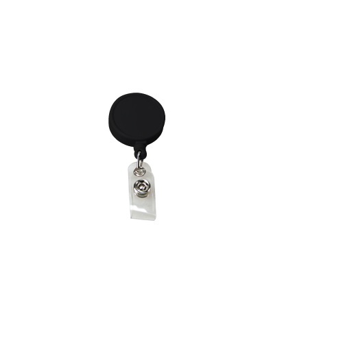 Round Reel Badges - Black