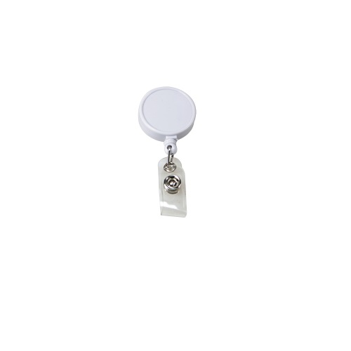 Round Reel Badges -White
