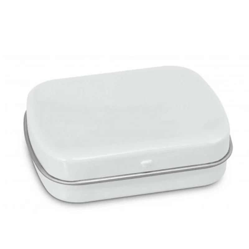 Stainless Steel Mint Box White 