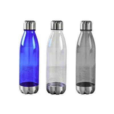 Tritan water Bottle with Stainless Scree on Cap and Base Tritan water Bottle with Stainless Scree on Cap and Base