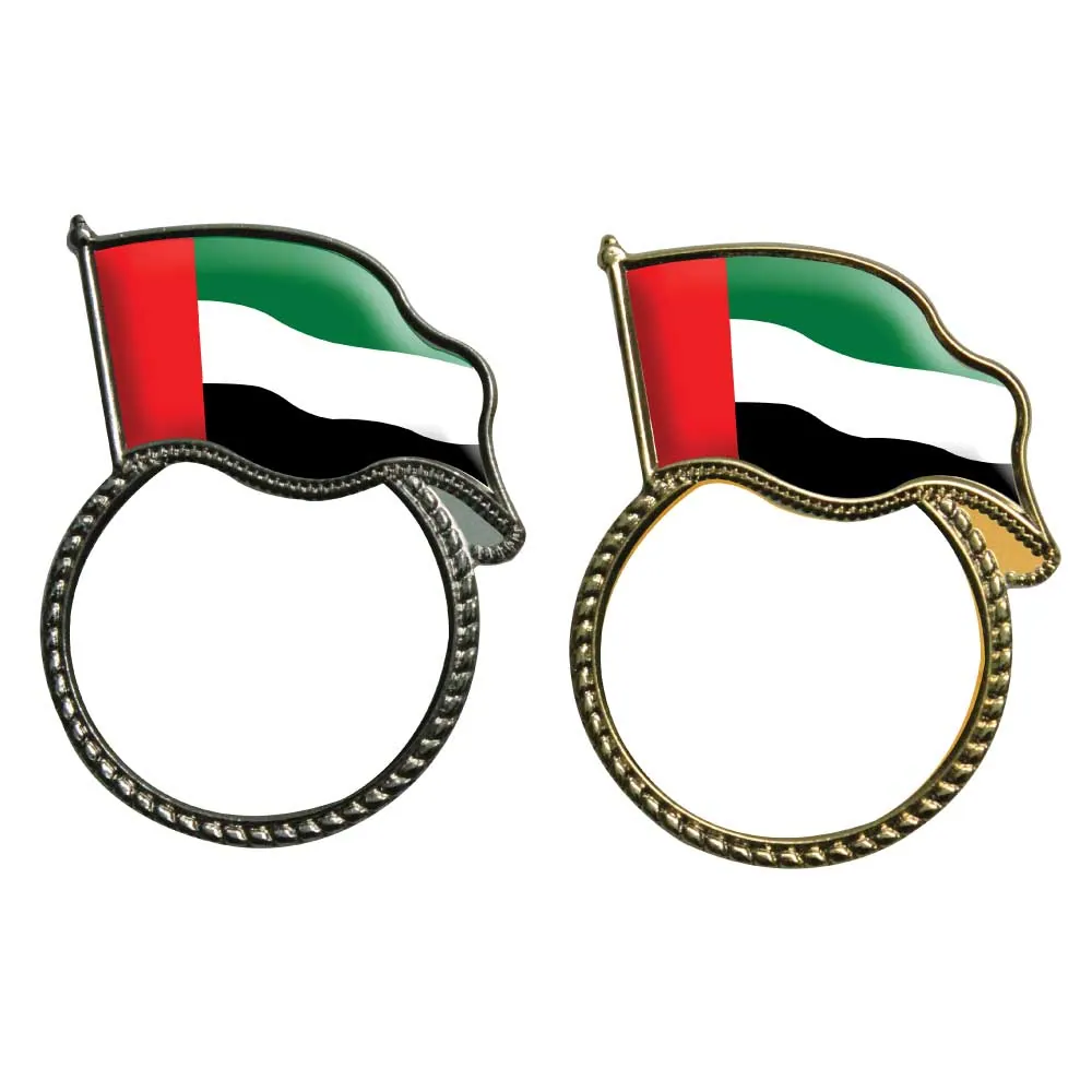 Cancer UAE Flag Metal Badges