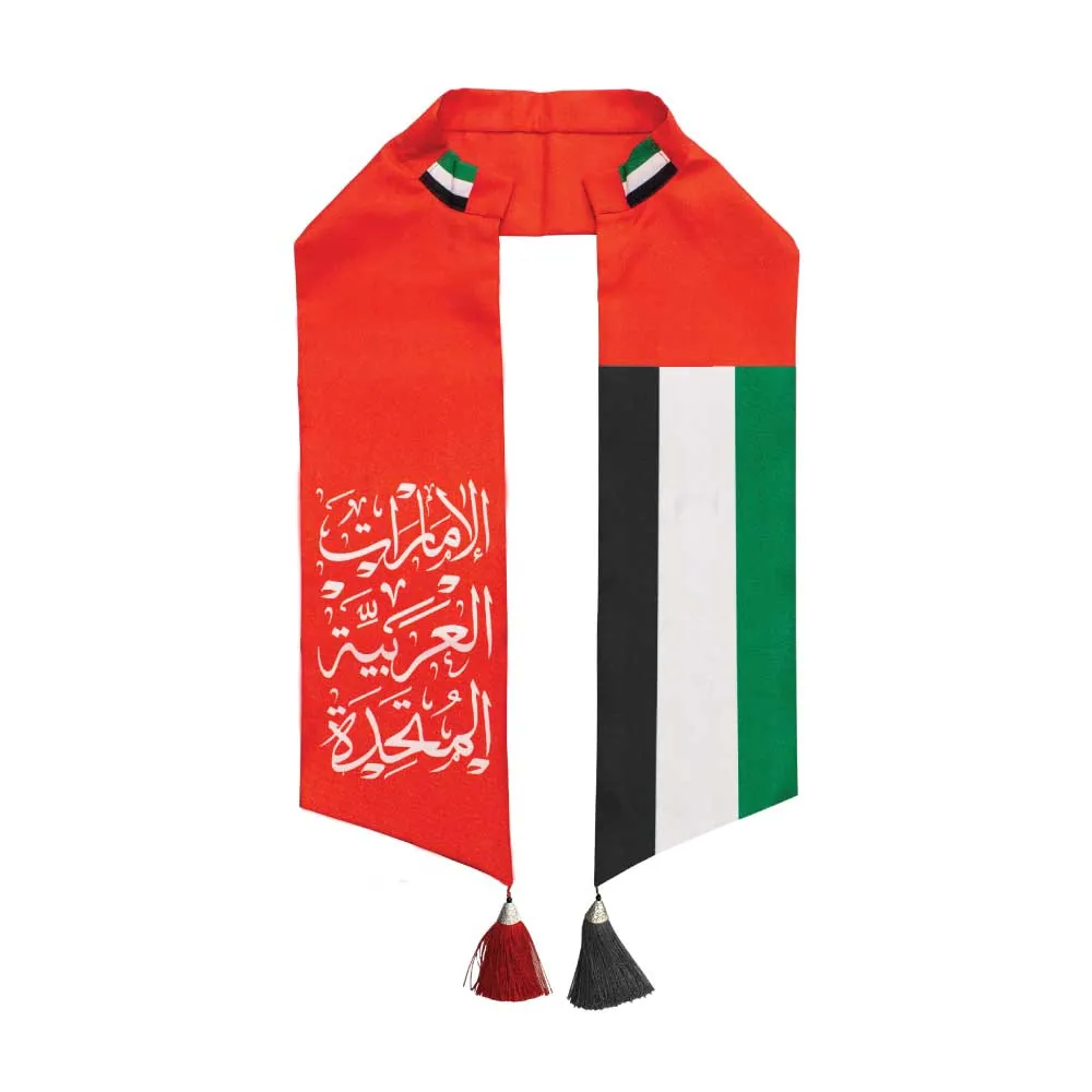 Taurus UAE Flag Satin Scarf