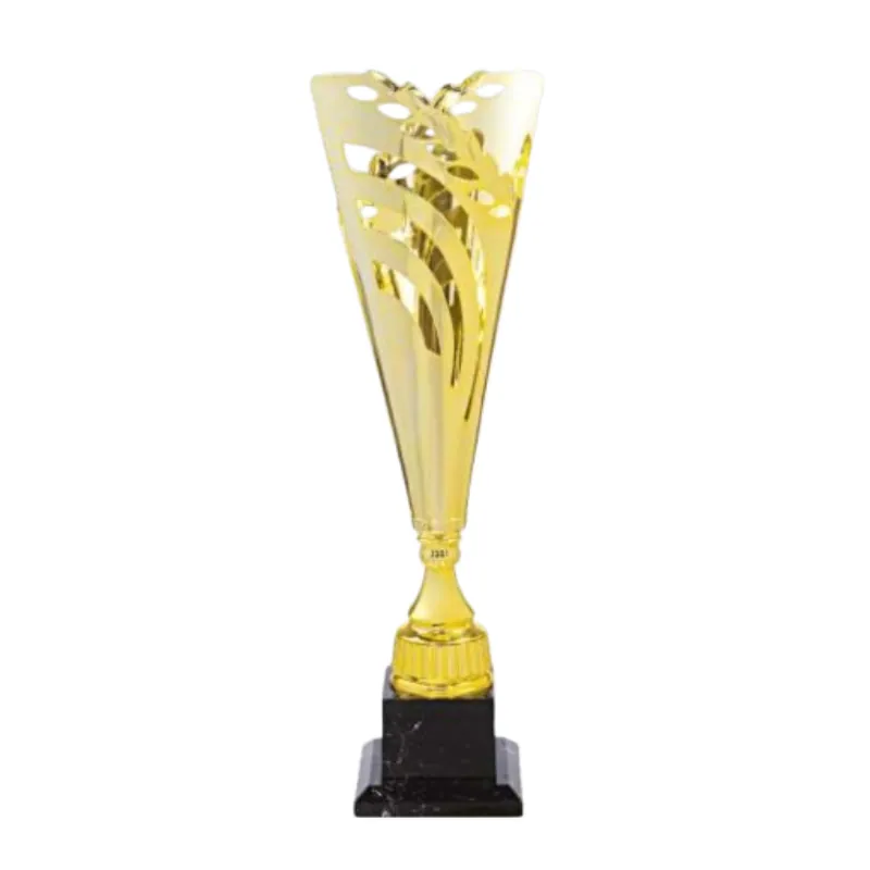 Gold Leaf Trophy With Black Base Gold Leaf Trophy With Black Base