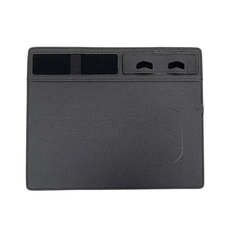 Wireless Mouse Pad with Wireless Phone Charging Pad