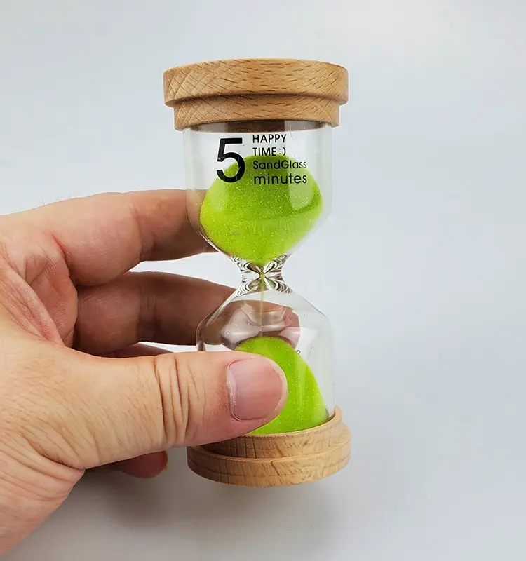 Custom Wooden Hour glass sand timer Clock Hourglass Timer